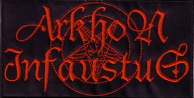 ARKHON INFAUSTUS Logo - Embr Patch