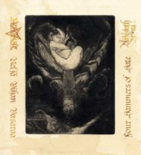 AZAGHAL - BLACK DEATH RITUAL Split LP