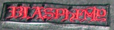 BLASPHEMY Logo -Embr. Patch