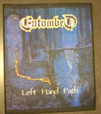 ENTOMBED Left hand path - BACK PATCH