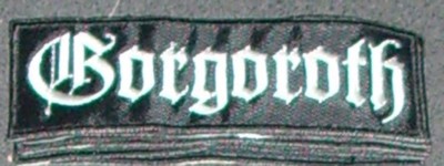 GORGOROTH Logo  - Embr. Patch