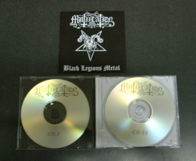 MUTIILATION Black legions metal 2CD