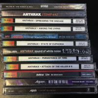 ANTHRAX - 12 CD bundle offer