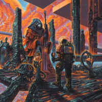 CRYPTIC SHIFT - Overspace & Supertime (blue/purple merged Vinyl)