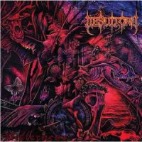 DESULTORY - Bitterness (orange with yellow splatters)