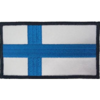 FINLAND BLACK METAL - Finnish flag patch