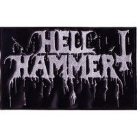 HELLHAMMER - Shaped Logo Embr. Backpatch