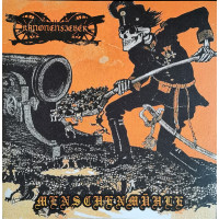 KANONENFIEBER - Menschenmühle (2023) white with black splatters