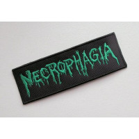 NECROPHAGIA - Logo  - Embr. Patch