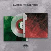 SADNESS / UNREQVITED - split (clear and red vinyl)