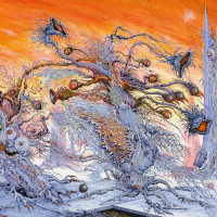 ULTHAR - Cosmovore (Aqua blue / Halloween orange merge)