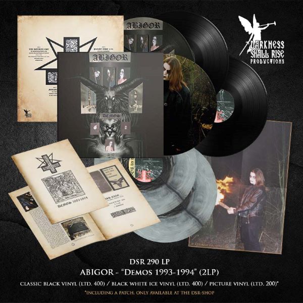 ABIGOR Demos 1993-1994 (2LP black vinyl) SEAMSPLIT COVER