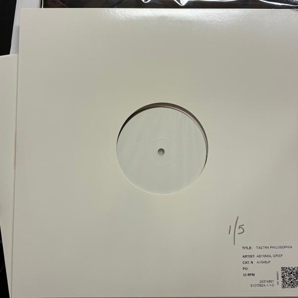 ABYSMAL GRIEF Taetra Philosophia (test pressing)