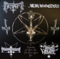 BESATT Besatt - Armaggedon - Misanthropy - Inner Helvete . Split LP