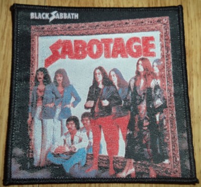 BLACK SABBATH Sabotage - Patch
