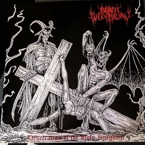 BLACK WITCHERY Desecration of the holy kingdom - FLAG