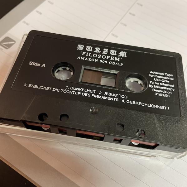 BURZUM Filosofem (Cassette, Promo)