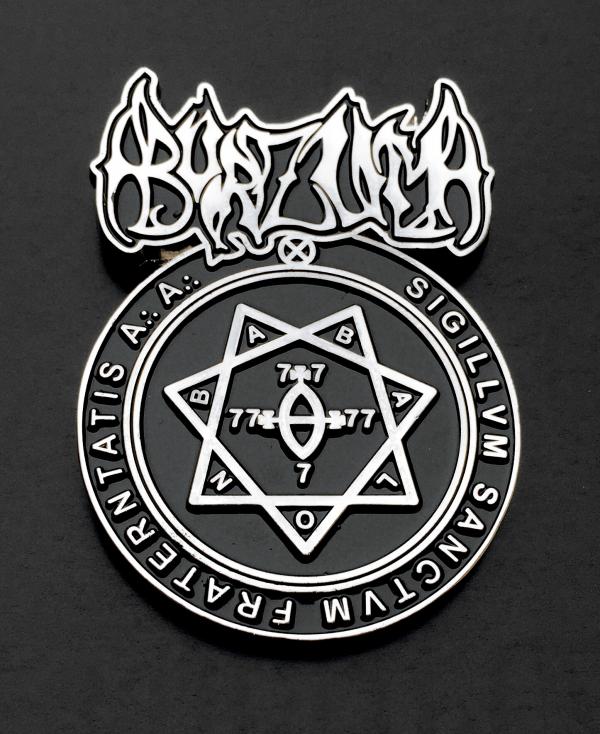 BURZUM Old logo Metal Pin