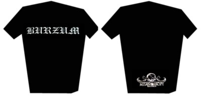 BURZUM Silver logo - TS L