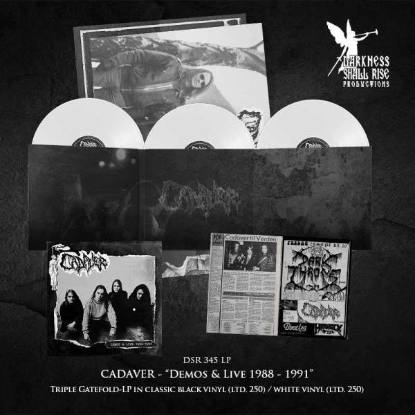 CADAVER Demos & Live 1988-1991 (White)