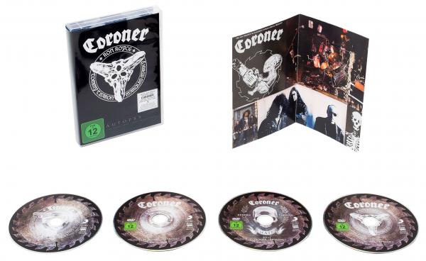 CORONER Autopsy (3DVD + 1CD SET) Read the notes