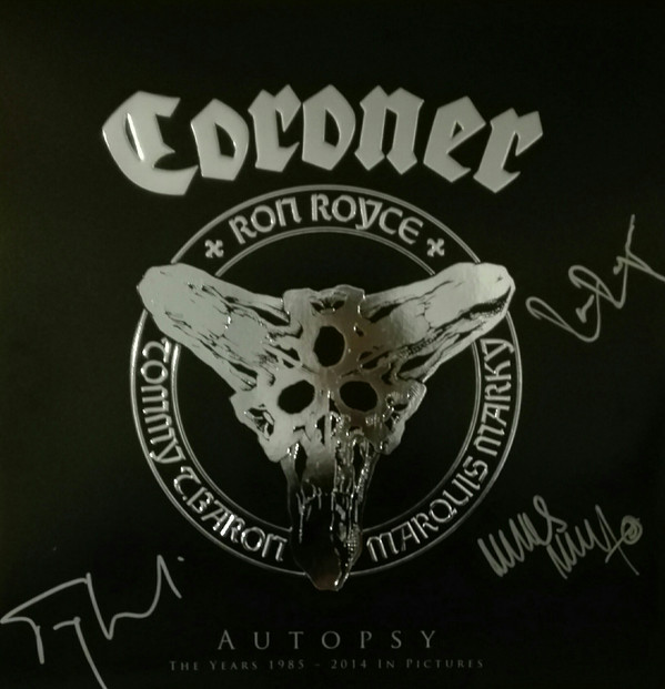 CORONER  Autopsy - The Years 1985 - 2014 In Pictures