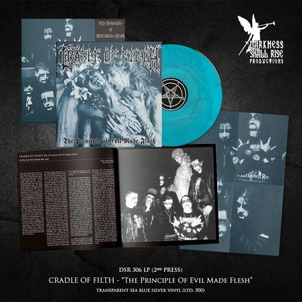 CRADLE OF FILTH The Principle Of Evil Made Flesh (sea-blue silver)
