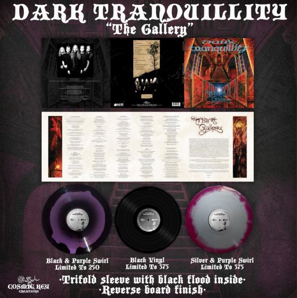 DARK TRANQUILLITY The Gallery - Deluxe Trifold (silver purple swirl vinyl)