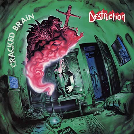 DESTRUCTION Cracked Brain (damaged cover)