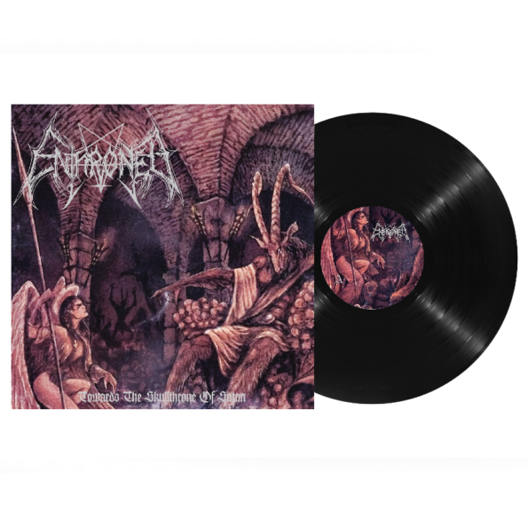 ENTHRONED Towards the skulltrhone of satan (black vinyl)