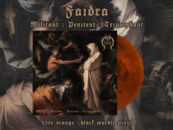 FAIDRA Militant : Penitent : Triumphant (orange/black marble)