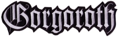 GORGOROTH Shaped Logo Embr. Backpatch