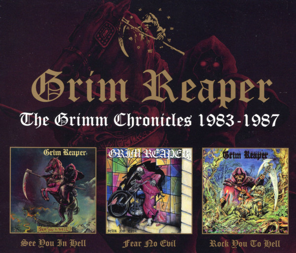 GRIM REAPER The Grimm Chronicles 1983-1987 (3CD)