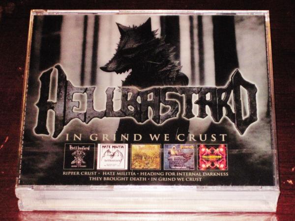 HELLBASTARD - In grind we crust (Box 4 cd) - BOX CD