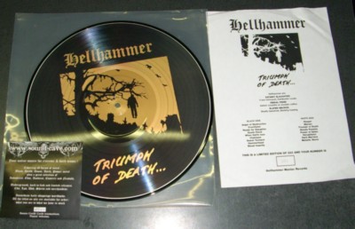 HELLHAMMER Triumph of death - PICTURE DISC