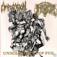 IMMORTAL -  AMPUTATION Unholy forces of evil - Split CD