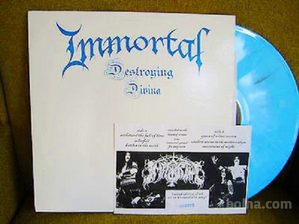 IMMORTAL  Destroying Divina (Blue Splatter)