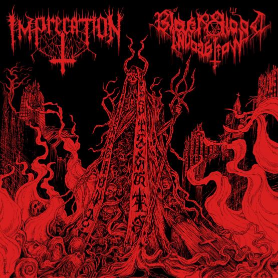 IMPRECATION / BLACK BLOOD INVOCATION Diabolical Flames of the Ascended Plague