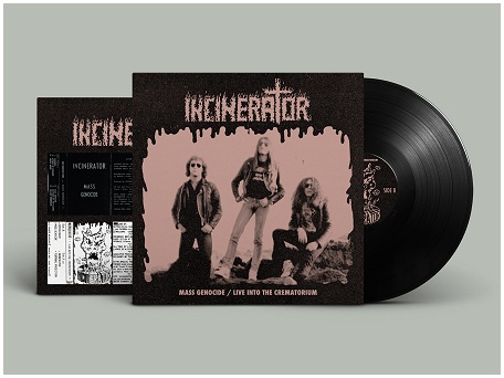 INCINERATOR Mass Genocide / Live into the crematorium (black vinyl)