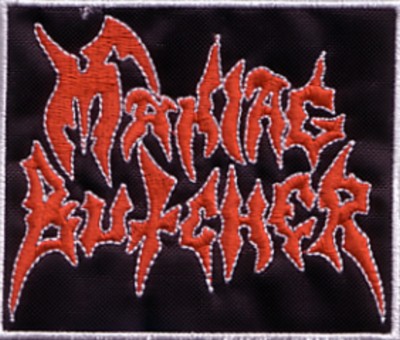 MANIAC BUTCHER Logo Embr.patch