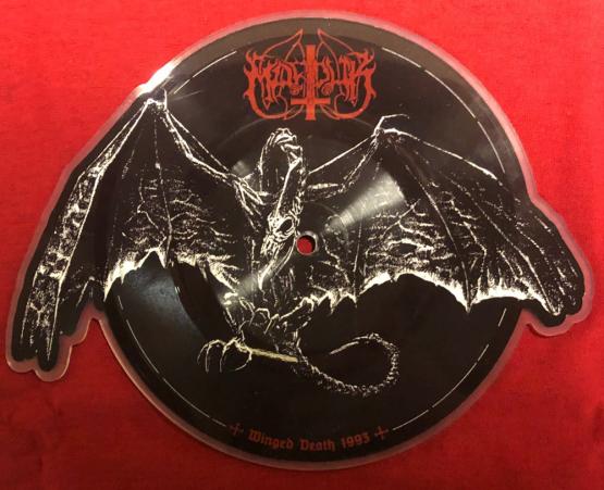 MARDUK Winged Death 1993 shaped picture 7”