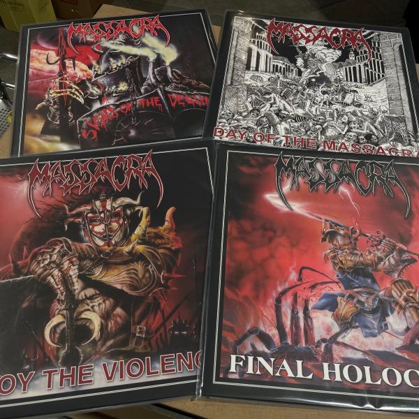 MASSACRA Bundle 4 LPs - special offer