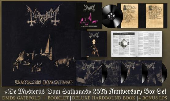 MAYHEM DE MYSTERIIS DOM SATHANAS (25TH ANNIVERSARY BOX SET) (5LP + BOOK)