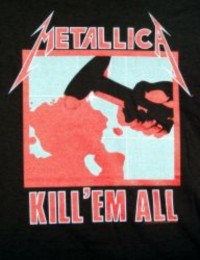 METALLICA kill em all