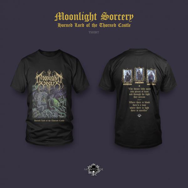 MOONLIGHT SORCERY Horned Lord Of The Thorned Castle TS (Large)
