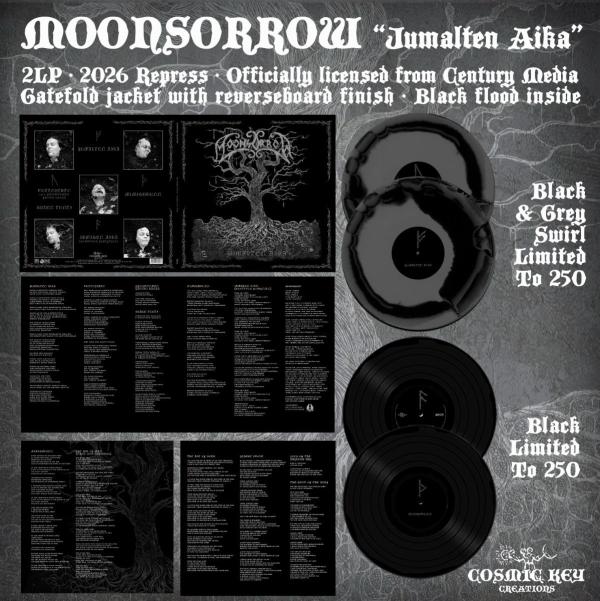 MOONSORROW Jumalten Aika (Black / Grey Swirl vinyl)