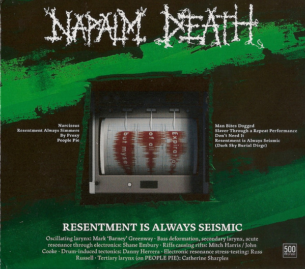 NAPALM DEATH Resentment Is Always Seismic – A Final Throw Of Throes