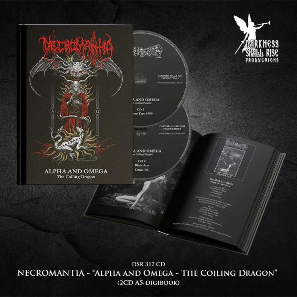 NECROMANTIA Alpha and Omega - The Coiling Dragon (2CD A5 digibook)