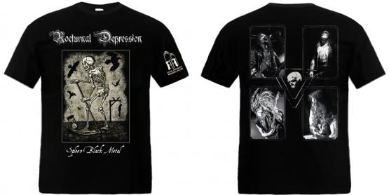 NOCTURNAL DEPRESSION Spleen Black Metal - TS XL