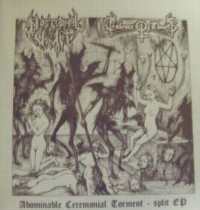 NOCTURNAL VOMIT - EMBRACE OF THRONS Abominable ceremonial torment - Split 7EP